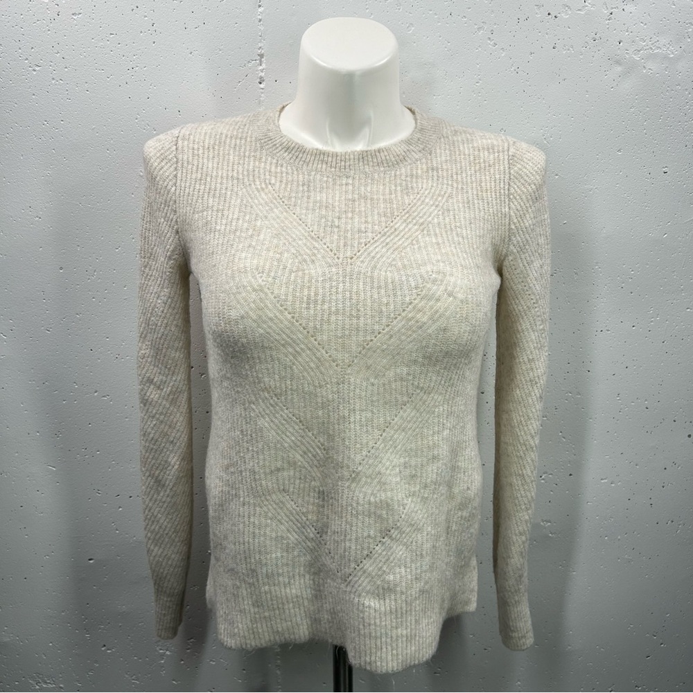 Loft Cream Cable Knit Sweater S